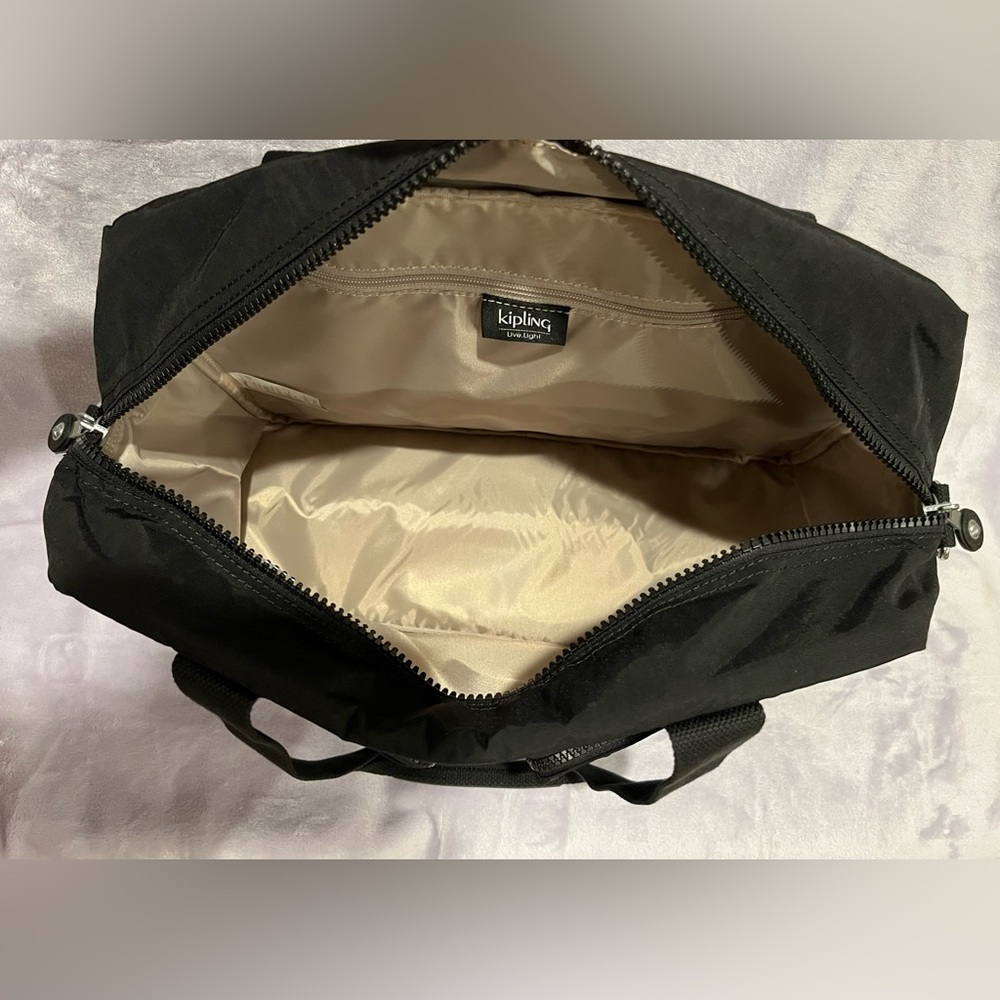 Kipling Black travel Bag with Trolley Sleeve New - Picture 3 of 8
